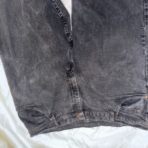 Wrangler Men's Charcoal Relaxed Jeans